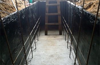 Смотровая яма. Гидроизоляция